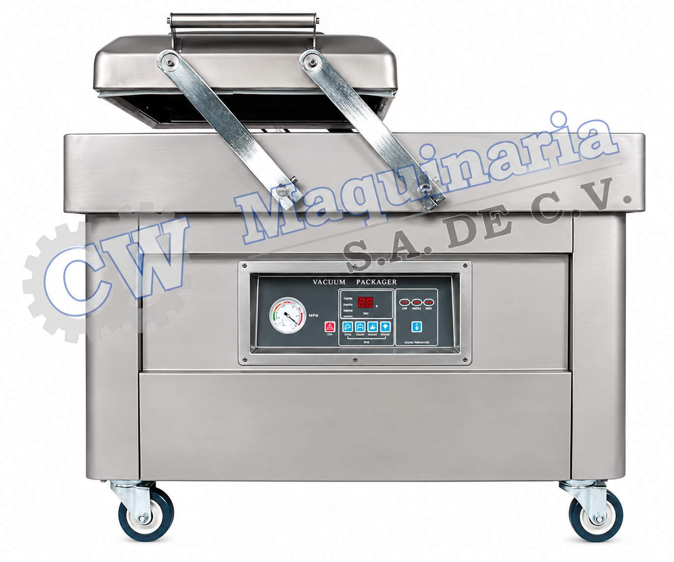 Selladora De Doble Campana Al Alto Vacío CWDZ400-2SB
