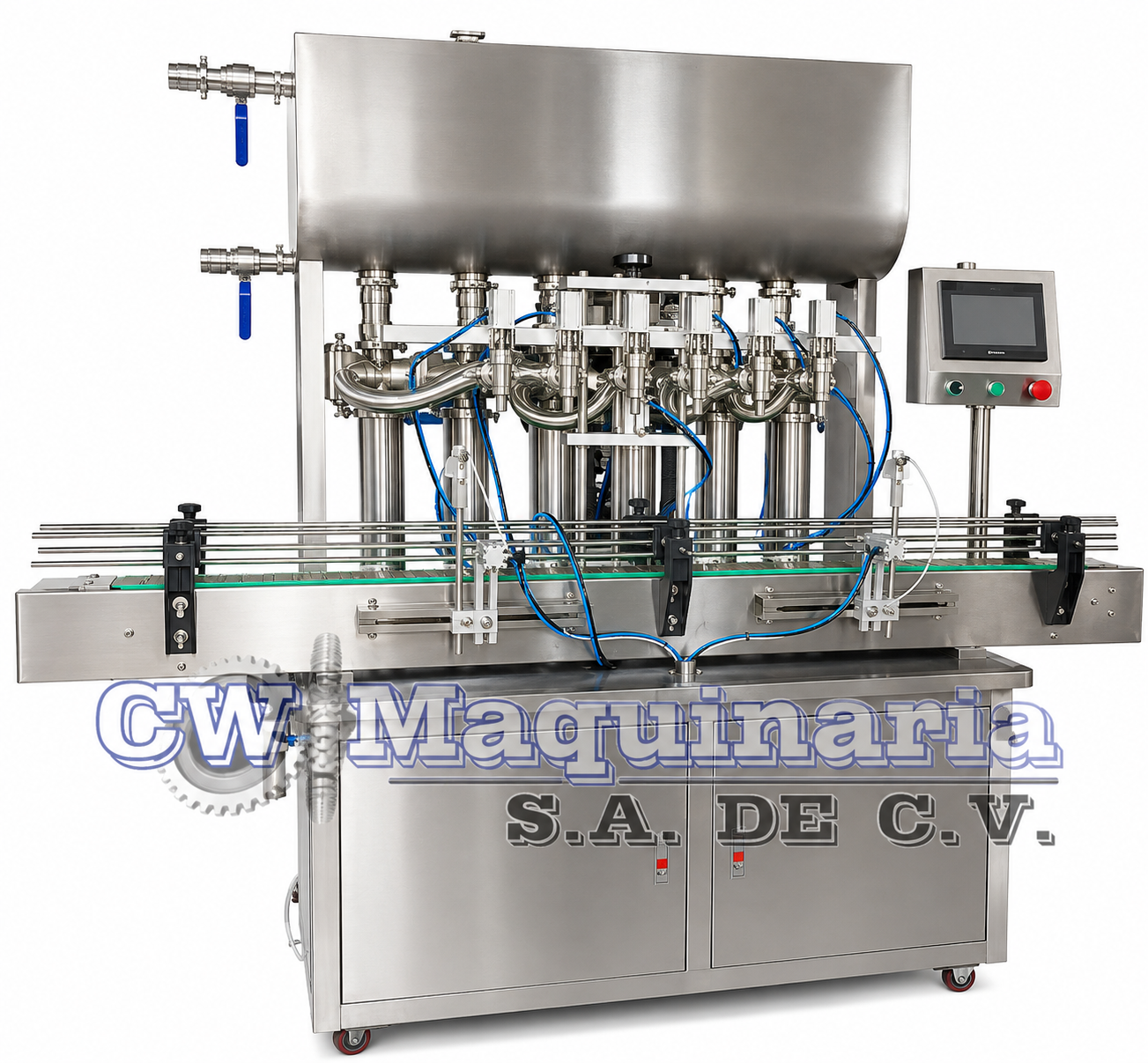 LLENADORA AUTOMATICA DE 6 BOQUILLAS